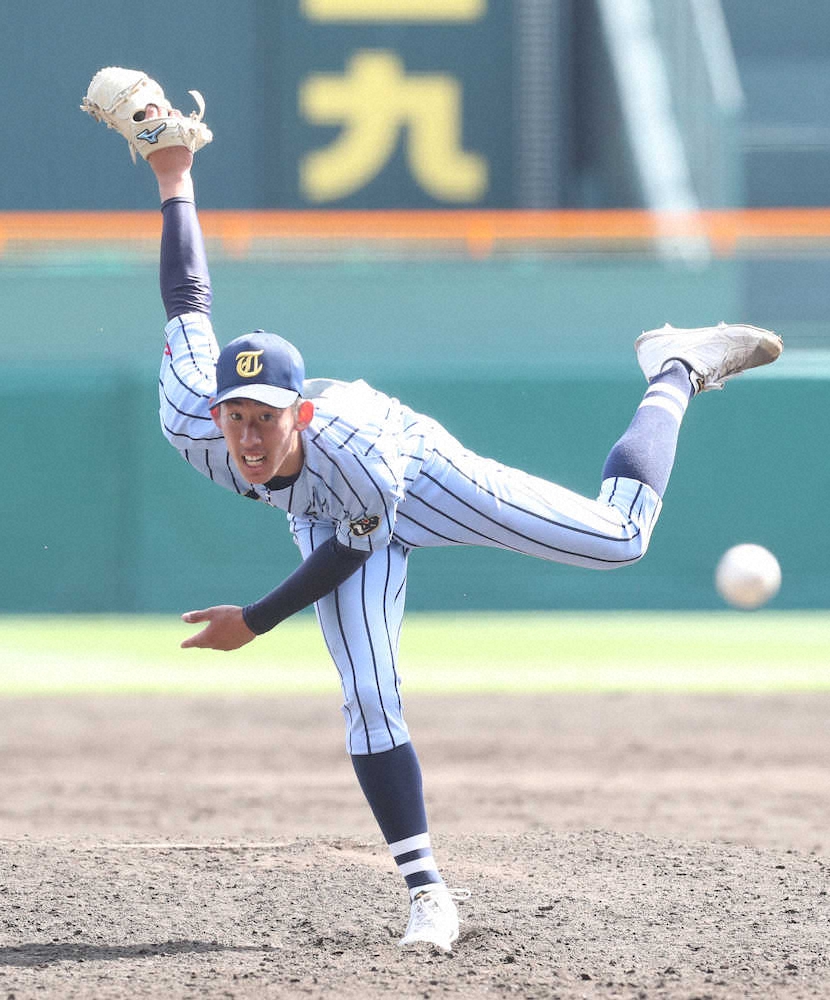 【画像・写真】東海大相模・石田が0封締め　6回途中から好救援で池田・水野以来38年ぶり防御率0.00V飾った