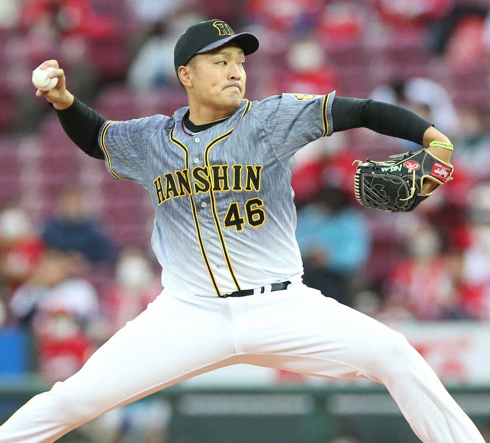 【画像・写真】阪神・秋山を高みへ導く「半歩」　鯉キラー健在を証明した初勝利に隠された努力