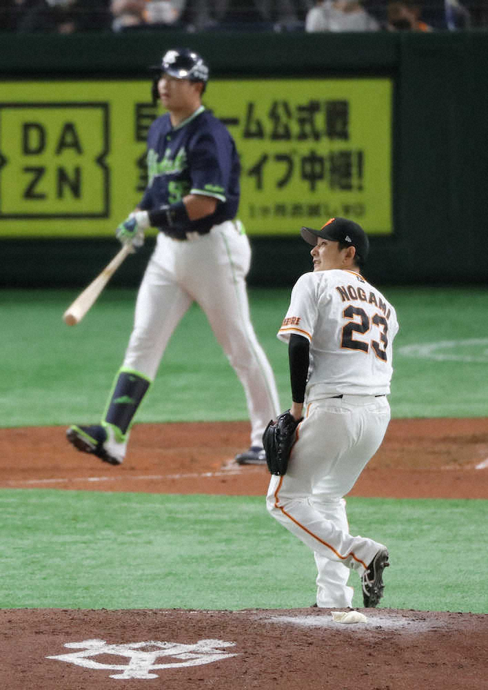 【画像・写真】巨人・野上　605日ぶり1軍マウンドで気迫の投球　6回7K2失点も1055日ぶり先発勝利はお預け