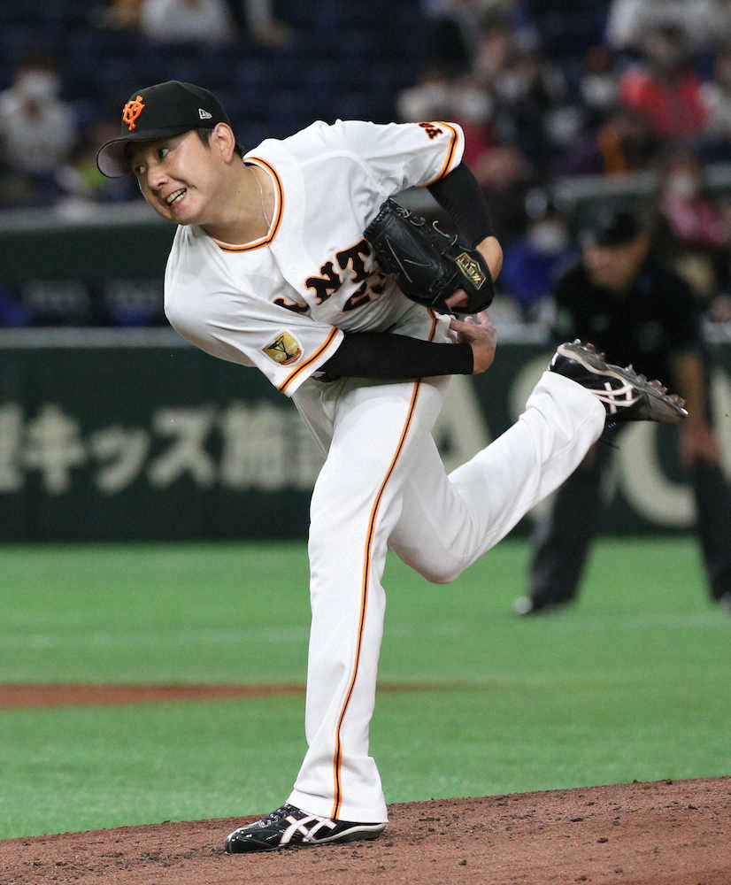 【画像・写真】巨人・野上　605日ぶり1軍で6回2失点好投も無援　1055日ぶり先発白星逃す