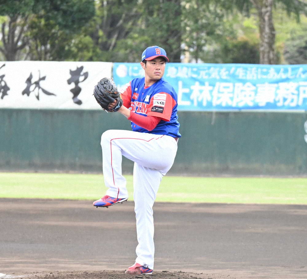 【画像・写真】元ヤクルト、楽天の由規がBCリーグ開幕戦に先発　6回1失点で最速149キロ　復活アピール