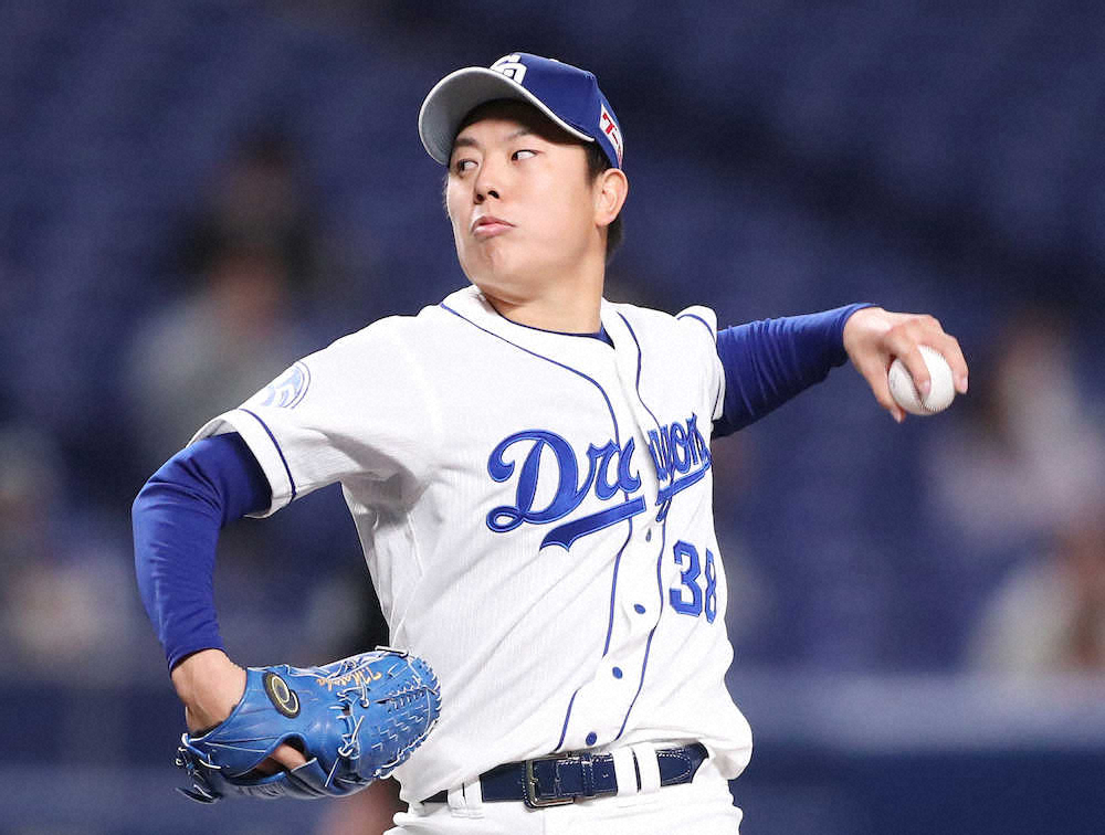 【画像・写真】中日・松葉　今季初勝利お預けも6回2失点の力投　「全体的に調子が良く自分の投球ができた」