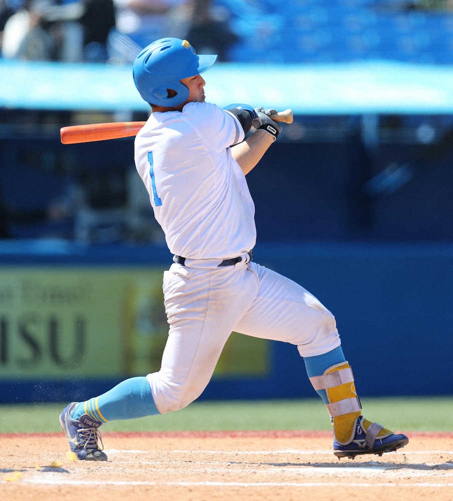 【画像・写真】東大、1点届かず57連敗　井上慶が猛打賞