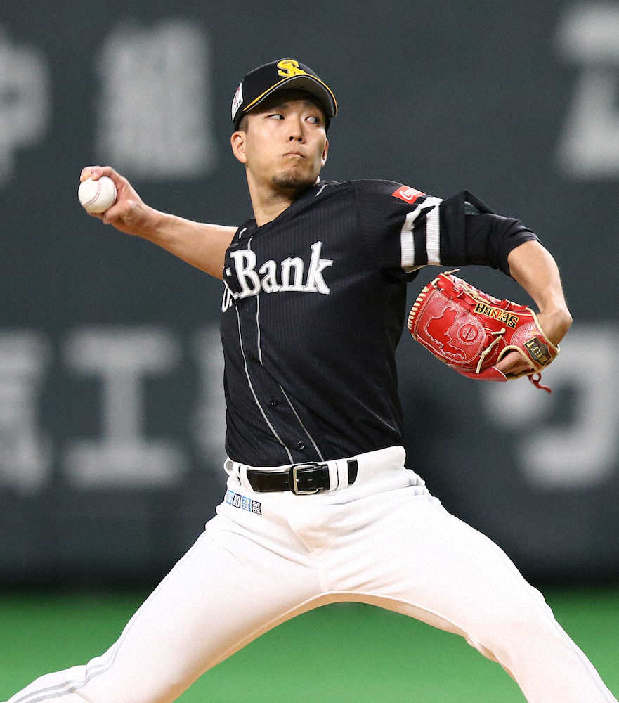 【画像・写真】ソフトバンク千賀　復帰までの全治は2～3カ月　左足首の靱帯損傷