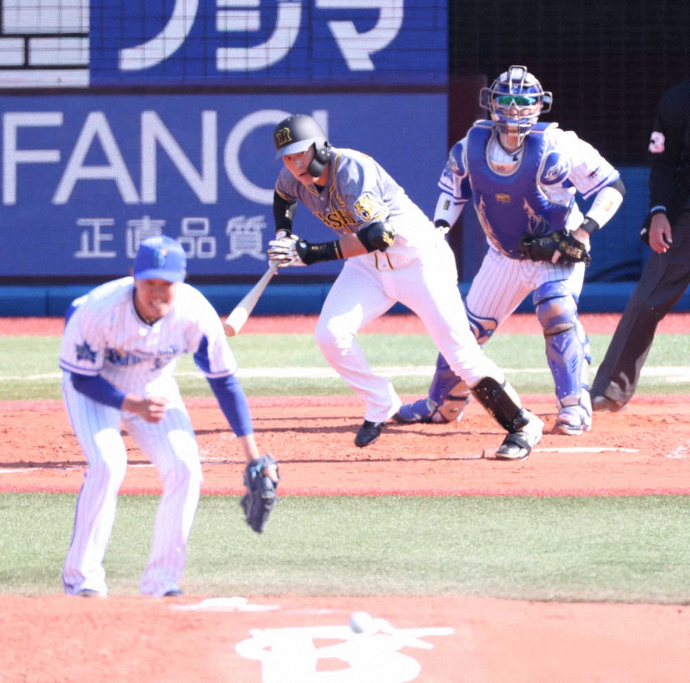 【画像・写真】“もう勝ちやで!?”阪神・大山　2試合連続適時打で先制　打点挙げれば昨季から14連勝中の不敗神話