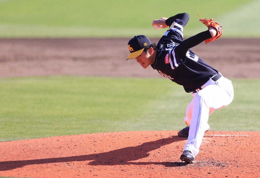 【画像・写真】ソフトB・高橋礼　制球難改善も…5回途中5失点「7点を取ってもらったのに…申し訳ない」