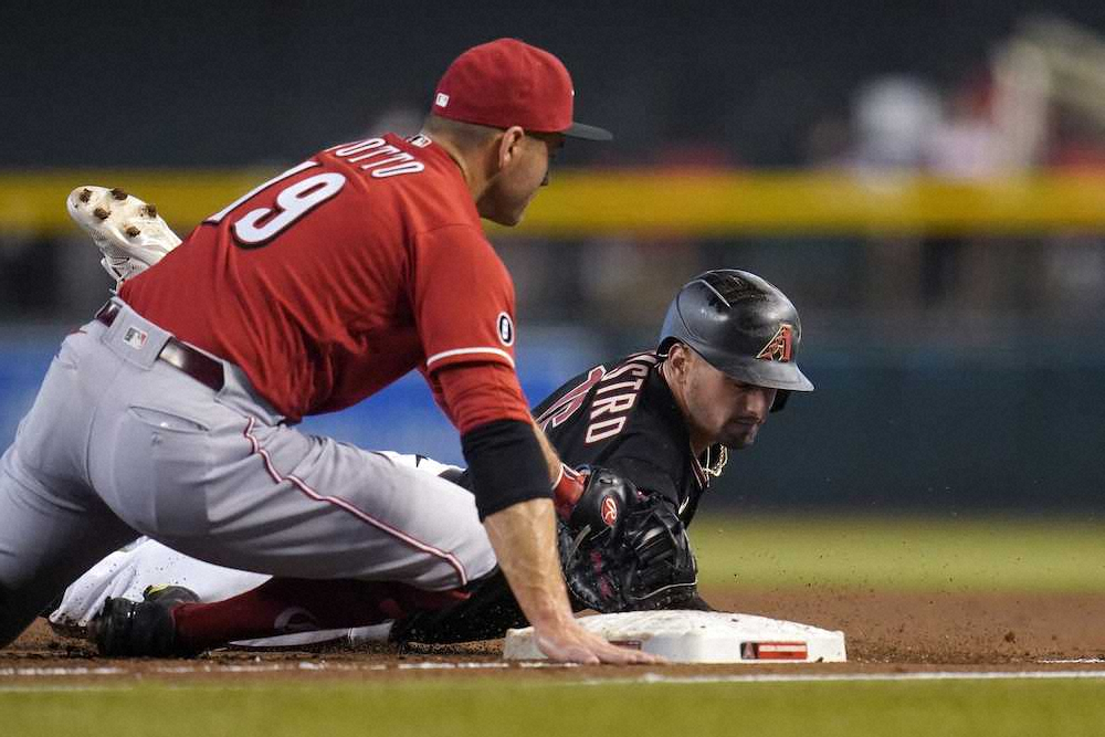 【画像・写真】Dバックスのロカストロがデビュー以来28回連続で盗塁成功　メジャー記録を40年ぶりに更新