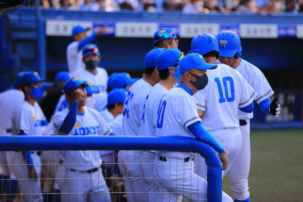 【画像・写真】東大　会心継投で早大相手に0―0ドロー　井手監督「あと一歩ですけど…」