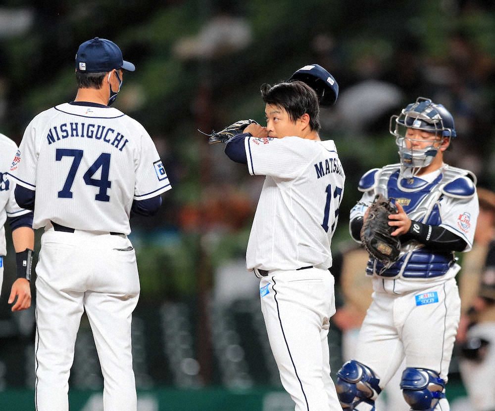 【画像・写真】西武先発の松本は6回途中3失点で2敗目　被安打1も走者残して降板に「申し訳ない」