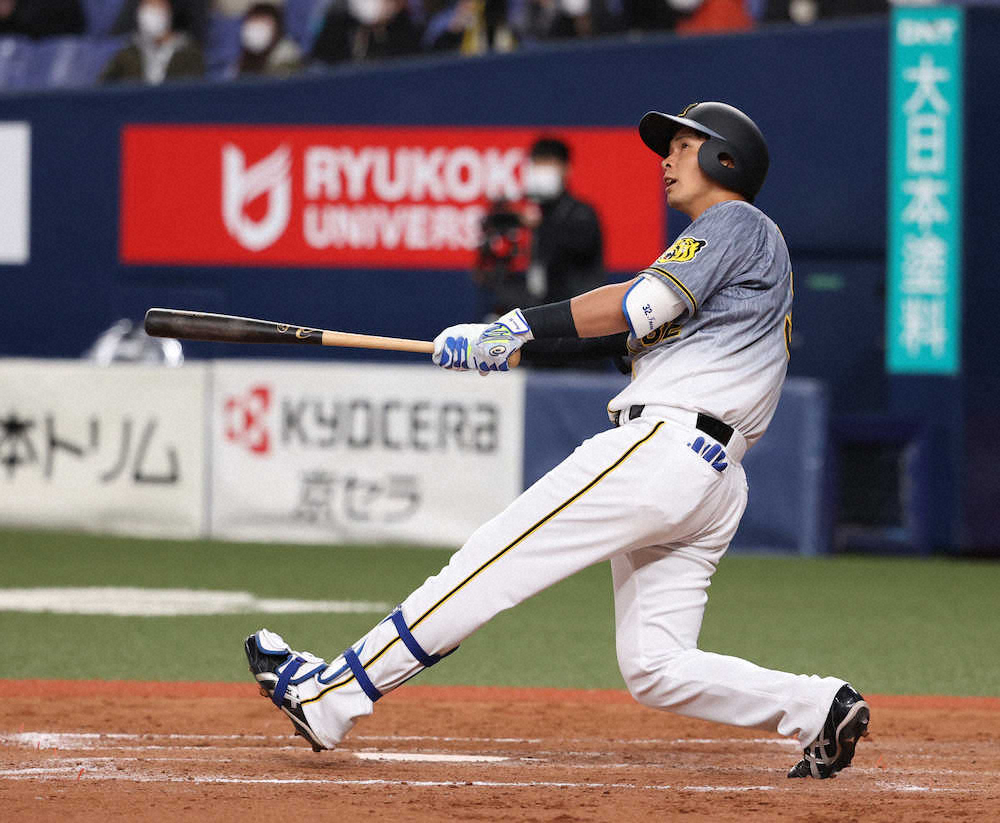 【画像・写真】阪神・井上　2軍戦で9回に同点弾　「直球に振り遅れない準備で臨んだ」　3日以来の3安打