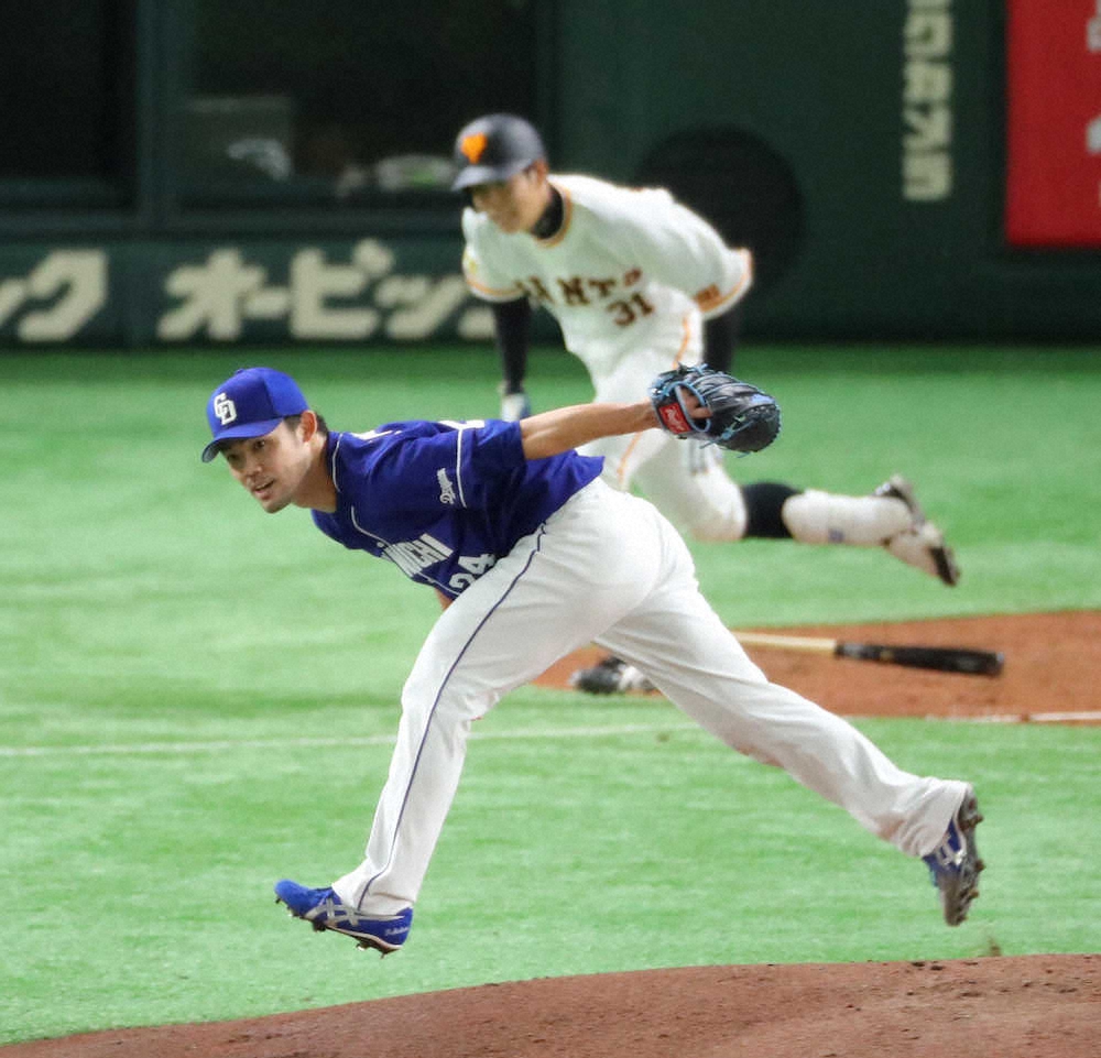 【画像・写真】中日・福谷　4回5失点で今季初白星ならず　「途中で交代してしまい悔しい」　