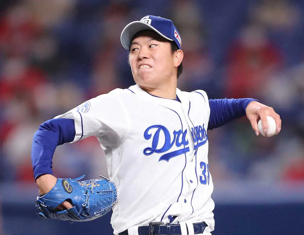 【画像・写真】中日・松葉が得意のホームで撃沈した　序盤に2発を浴び、今季最短4回4失点で降板