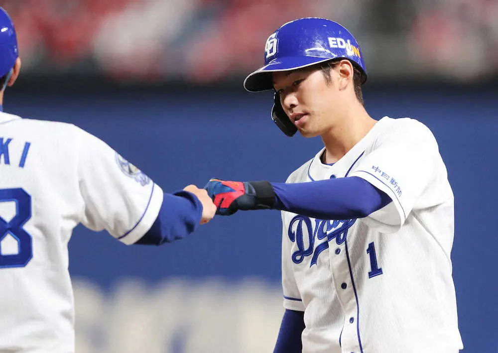 【画像・写真】開幕18戦目で、中日・京田が「猛打賞1号」となった　単打3本で球団ワースト記録止めた