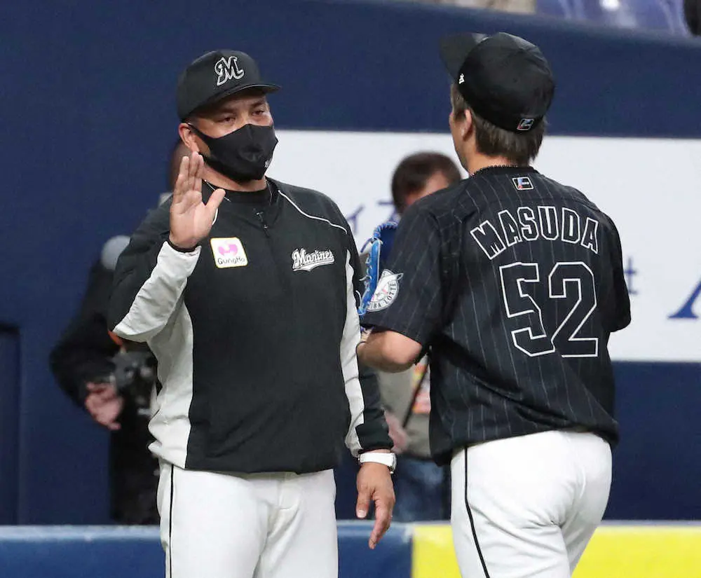 【画像・写真】ロッテ4連勝でついに貯金！9回内野安打1本で逆転　マーティンが選んだ四球“積み立て”