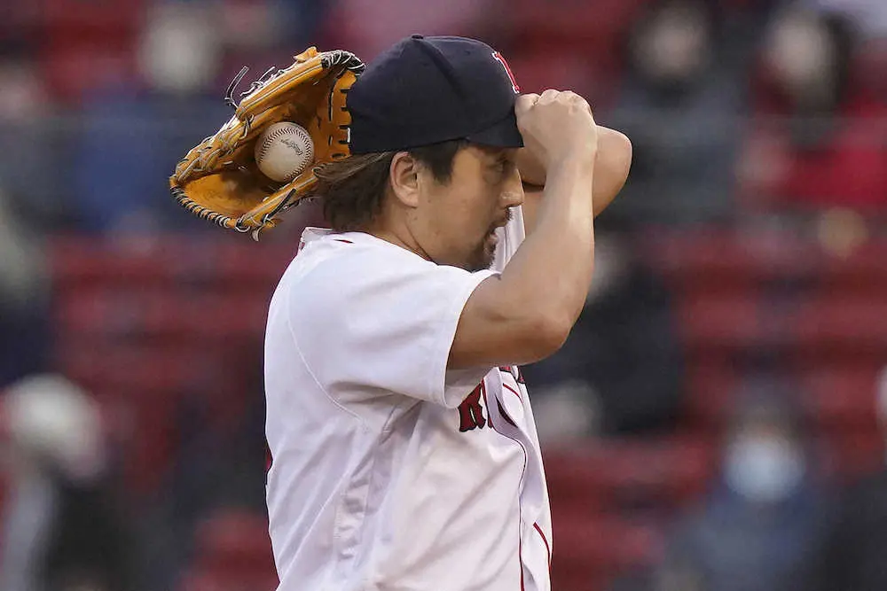 【画像・写真】レッドソックス・沢村　2試合連続失点、無死満塁ピンチ招き犠飛で追加点許す