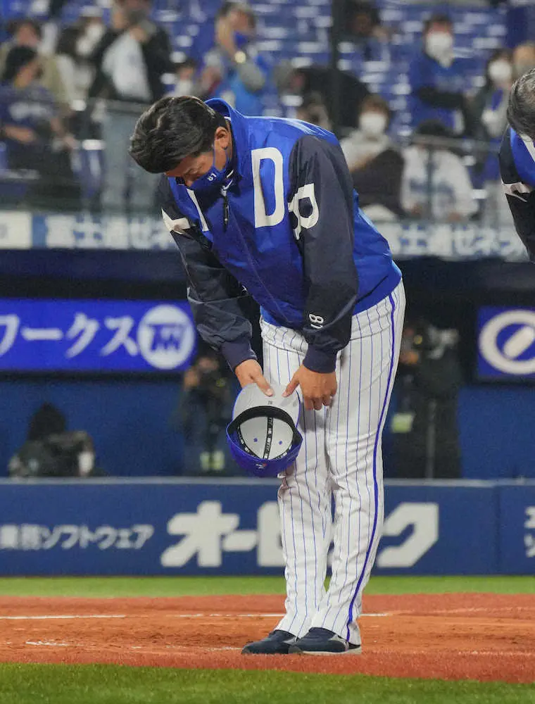 【画像・写真】DeNA0―0ドローで8連敗止められず　大貫7回零封も打線が大野雄に3安打　10試合3得点以下続く