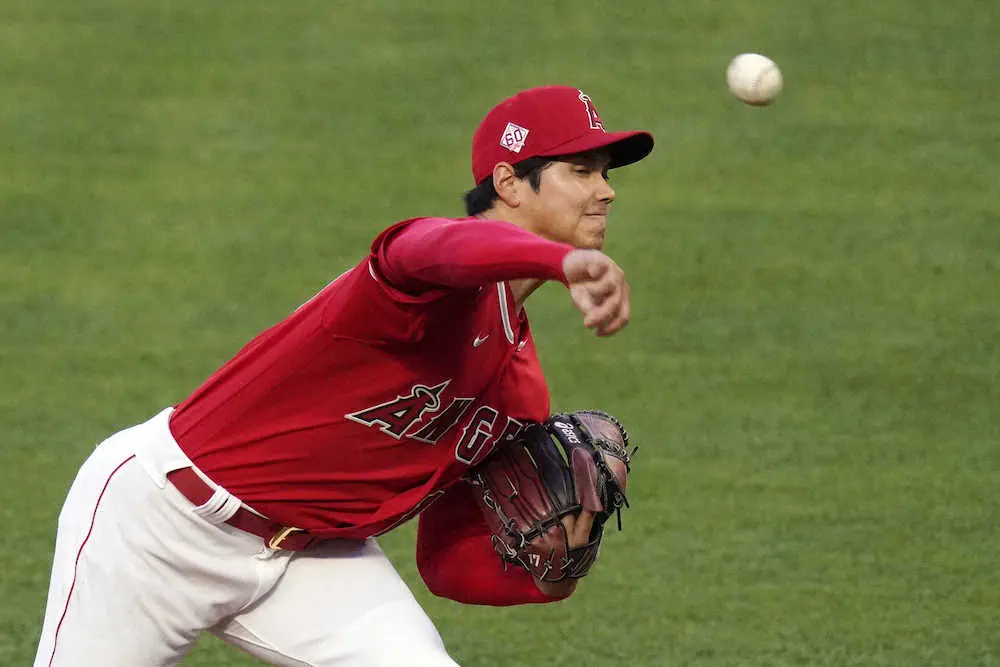 【画像・写真】【大谷と一問一答】「無事に終わって次も投げられる。そこが一番良かった」7四死球には「0点ですね」