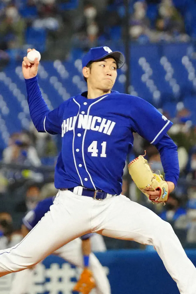 【画像・写真】中日・勝野　前回5失点KO、それが7回1失点に早変わり　大変身の理由は「骨盤」