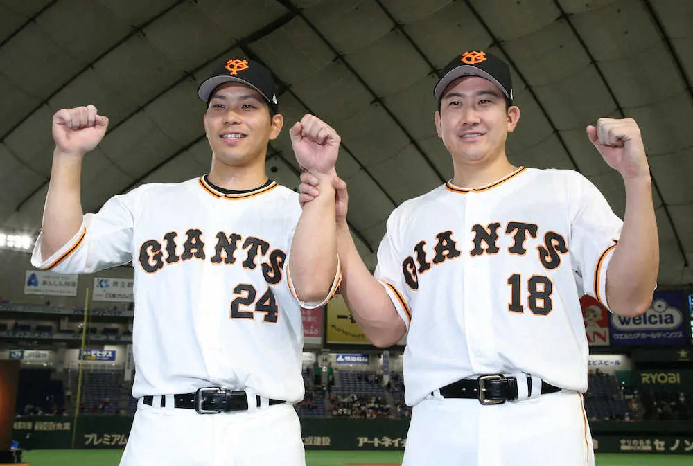 【画像・写真】巨人・菅野「やっと引っ張ってくれてるんだなっていう感じがしてます」　2ラン＆好リードの大城に感謝