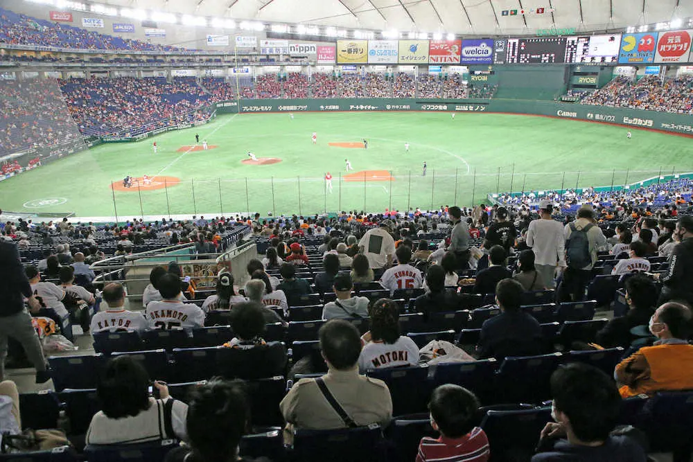 【画像・写真】巨人―広島戦　希望来場者に抗原検査実施