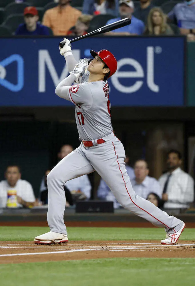 【画像・写真】大谷翔平　4の0で打率286、連続試合安打「4」でストップ チームは完敗し再び勝率5割