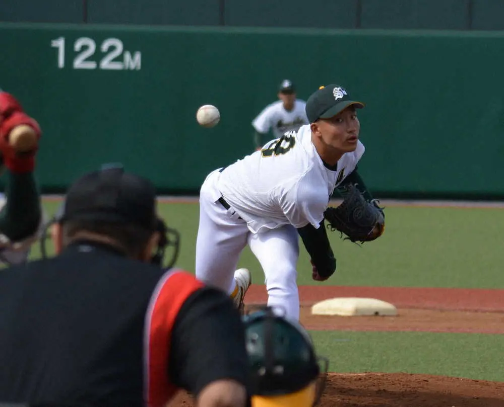 【画像・写真】開幕2連勝の専大が東農大とドロー　先発・菊地吏玖6回7安打2失点