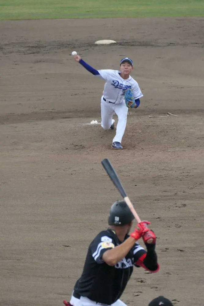 【画像・写真】中日　ドラ1高橋宏、2軍戦でプロ初先発も5回途中4失点　「自分の甘さが出た。悔しい」