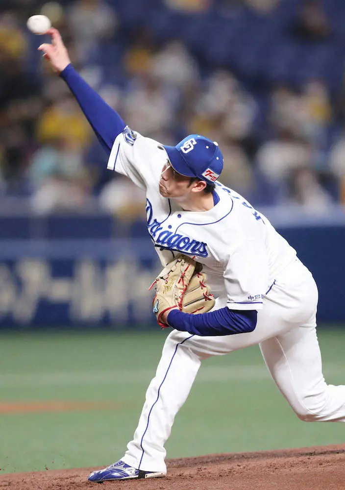 【画像・写真】中日・勝野　大野雄効果でチームトップ3勝目　「大野さんの後なので」攻め方参考に虎を手玉