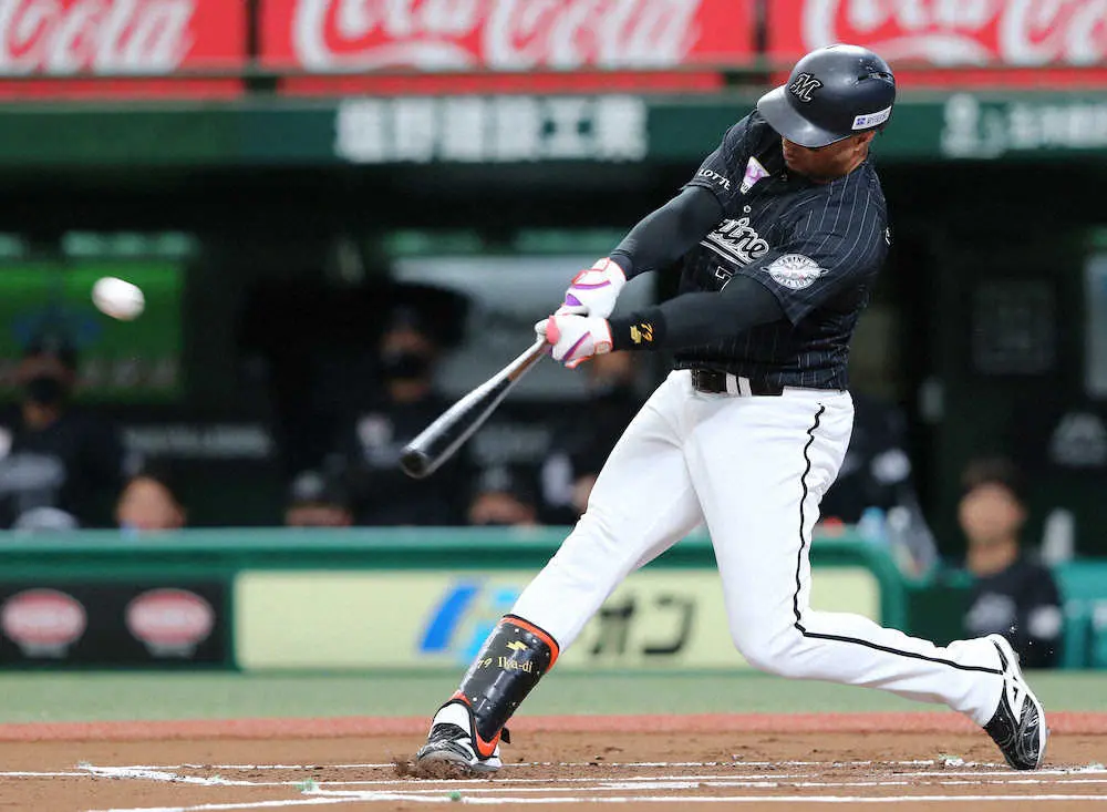 ロッテ選手の10号リーグ一番乗りは落合博満以来36年ぶり マーティンが2戦連発 先制2ラン スポニチ Sponichi Annex 野球