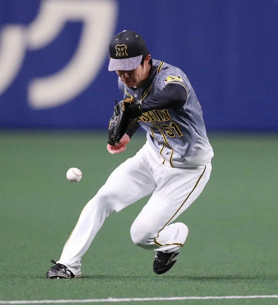 【画像・写真】阪神ドラ6中野　エラー許して!!汚名返上ダメ押しマルチ!!