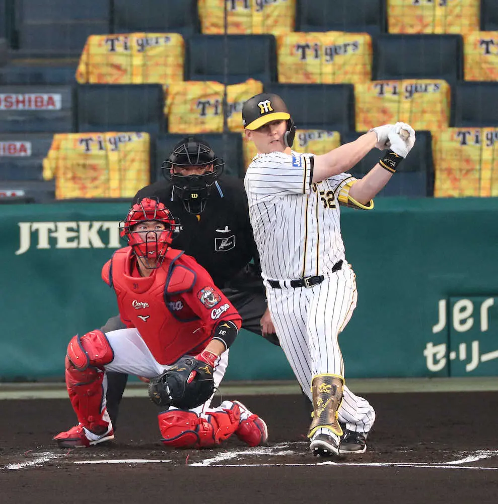 【画像・写真】阪神・サンズ　“得点圏の鬼”は健在!?　初回に左前に先制打