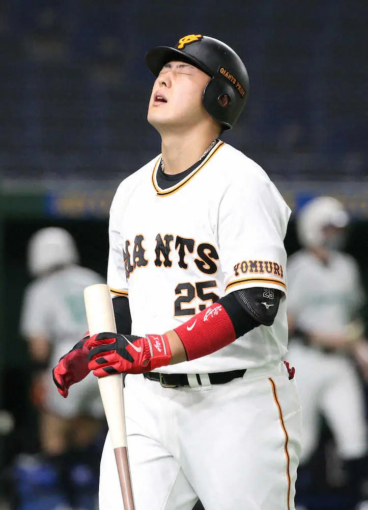 【画像・写真】巨人　連勝ストップ、今季10敗目　菅野7回3失点で今季2敗目　岡本和3三振　丸は2三振＆2度の併殺打