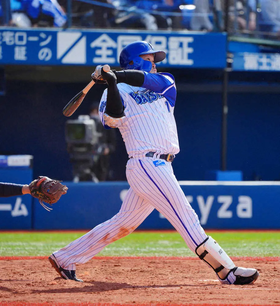 【画像・写真】DeNA・戸柱がプロ初の2打席連発！1試合2発も6年目で初「勝利に貢献できてよかった」