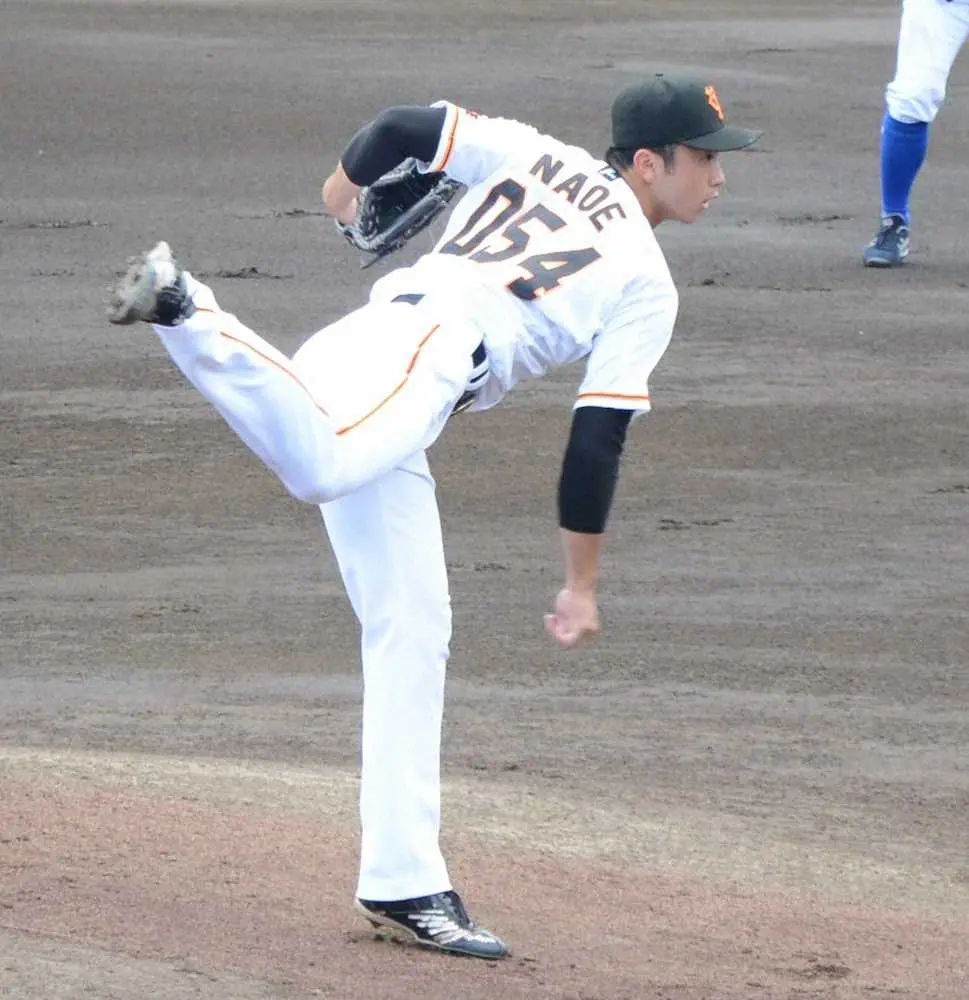 【画像・写真】巨人・直江が腰の手術後初の2軍戦で4回8失点「良いところと悪いところ出た」