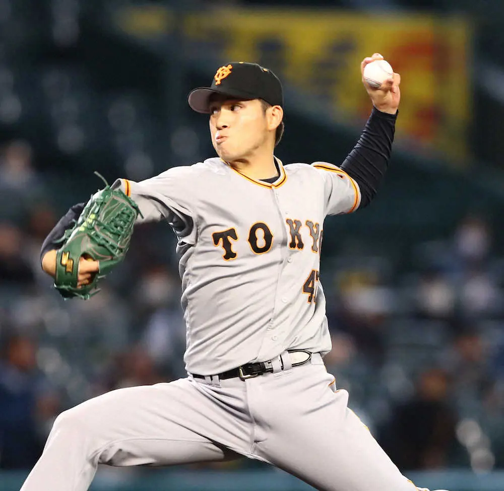 【画像・写真】巨人・高橋　沢村栄治以来チーム85年ぶり日本人開幕6戦6勝なるか
