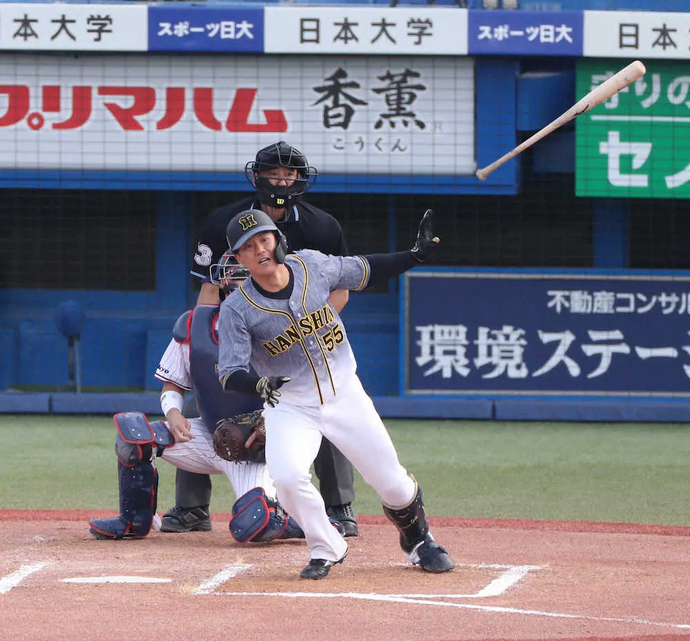 【画像・写真】陽川、でかした　阪神2点ビハインドの6回に代打で2点適時打