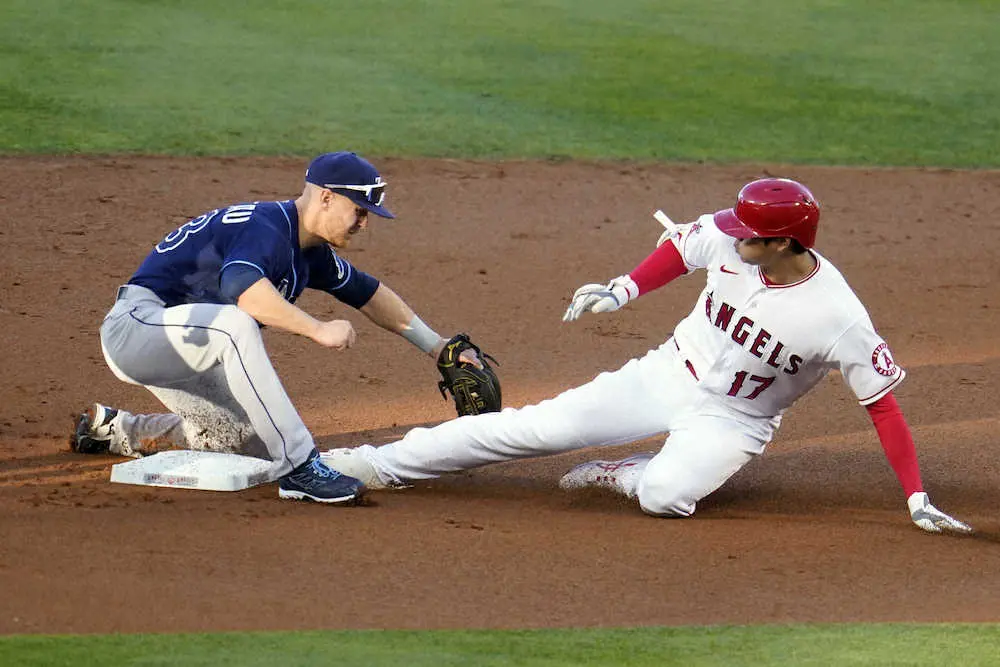 【画像・写真】エンゼルス・大谷　不屈の9号キング弾！　超滞空130メートル“ムーンショット”　先発登板回避も