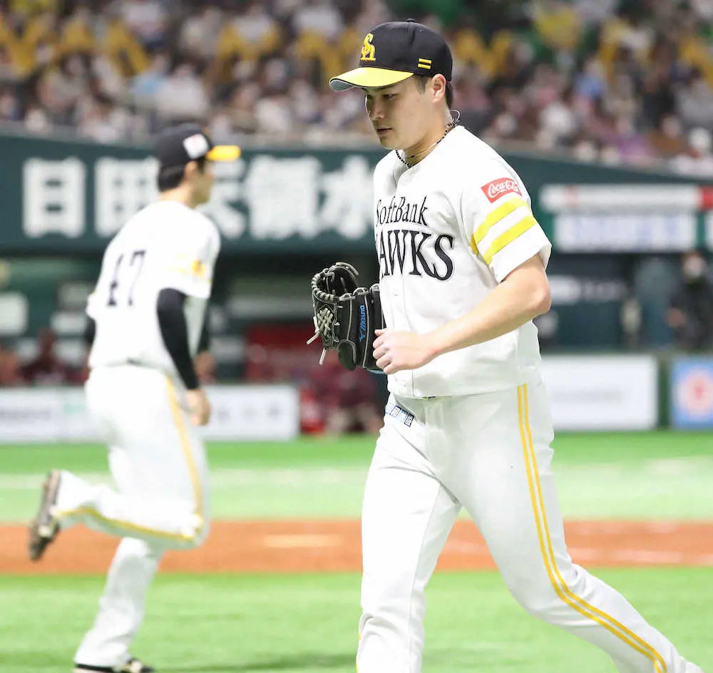【画像・写真】ソフトバンク・笠谷　5回途中4失点KO 中継ぎに配置転換へ