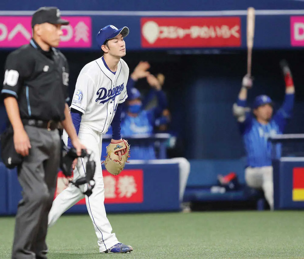 【画像・写真】中日・勝野、本拠地連勝6でストップ　終盤痛恨も与田監督「十分よく投げてくれた」