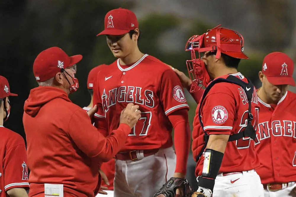 【画像・写真】エンゼルス・大谷、6回途中無失点も2勝目お預け　リアル二刀流見送りで「打者・大谷」が援護できず