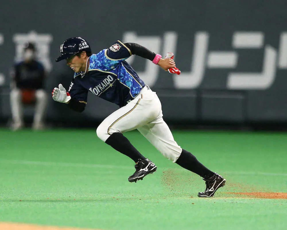 【画像・写真】サニブラウンに勝った男、日本ハム・ドラ2五十幡やはり異次元！プロ初安打即プロ初盗塁