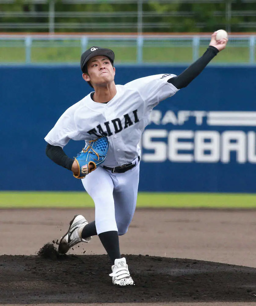 【画像・写真】大体大が暫定首位　杉本がリーグ単独トップの4勝目