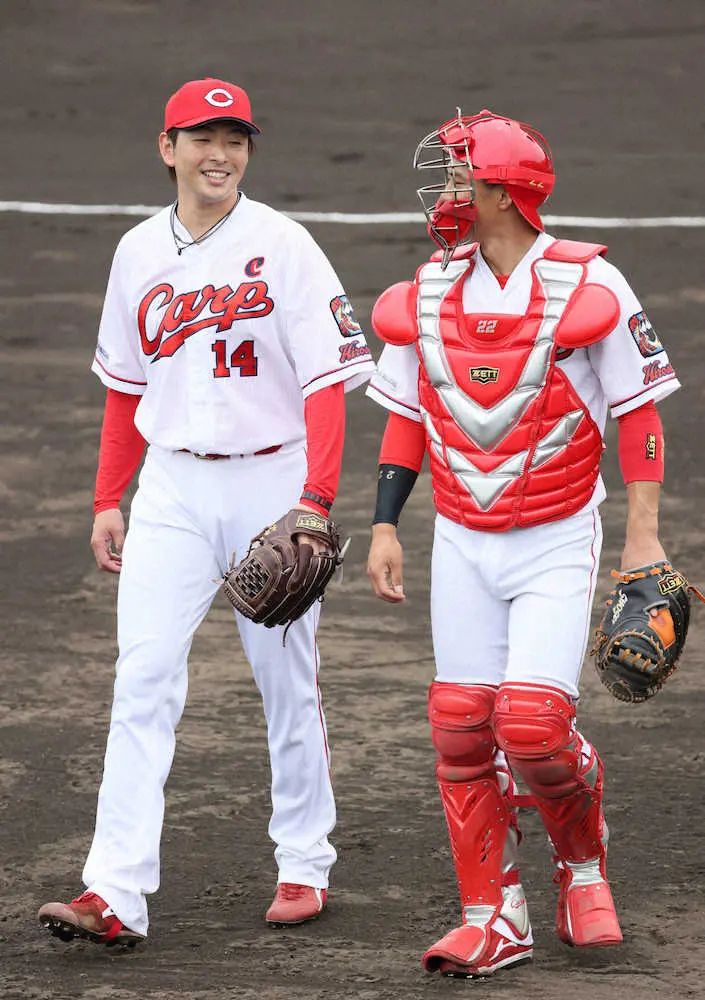 【画像・写真】広島・大瀬良　来週にも1軍へ　2軍戦で5回3失点　右脚の状態は「不安なし」　