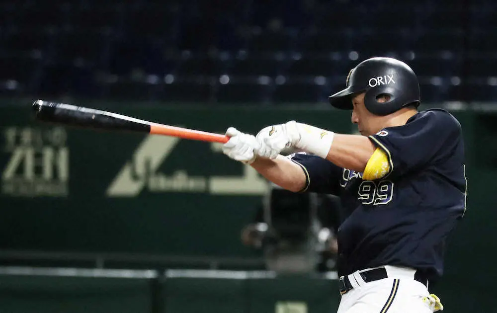【画像・写真】オリックス・杉本　球団日本人ではイチロー以来の看板直撃弾！金子撃ちで賞金100万円ゲット