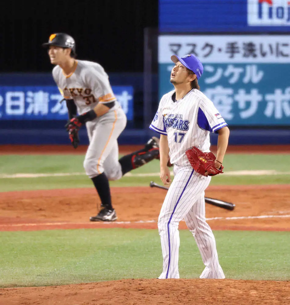 【画像・写真】DeNA・三嶋、まさか…2―2の9回に連発許し3連敗　12日にも自力V消滅