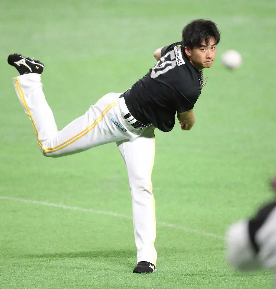 【画像・写真】ソフトＢ・板東　1軍今季初昇格　右肘手術から回復「思っている以上に力、球速は出ている」