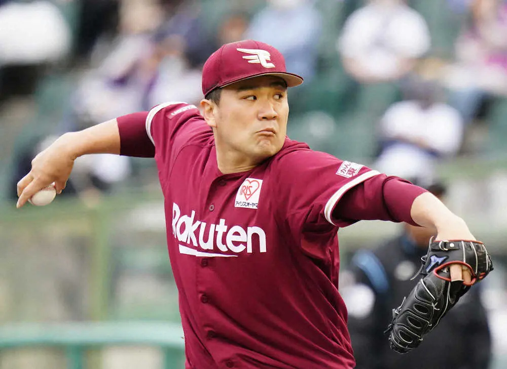 【画像・写真】楽天マー君　9年ぶり地元・ほっともっと神戸で7回3失点降板　吉田正に無念逆転3ラン被弾