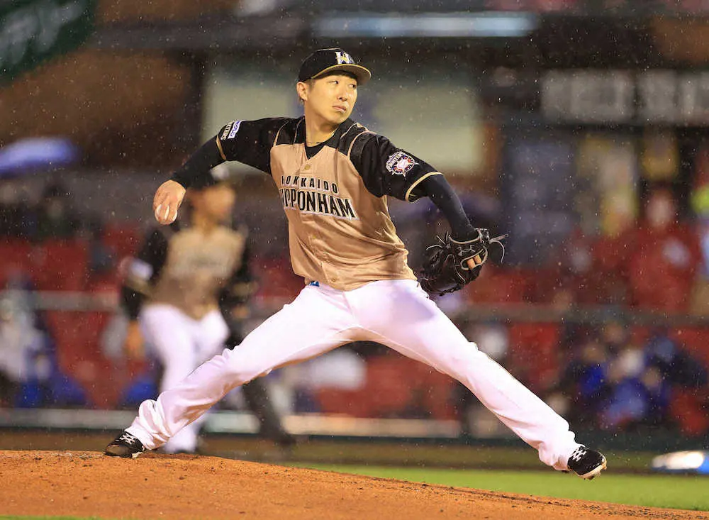 【画像・写真】日本ハム・金子　通算2000投球回を“達成”　楽天戦に先発、初回無失点で切り抜けた