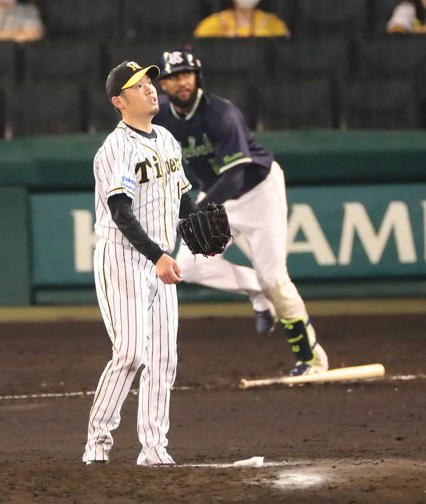 【画像・写真】「投壊」阪神のヤクルト戦連勝が6でストップ　4投手が13与四死球で14失点大敗