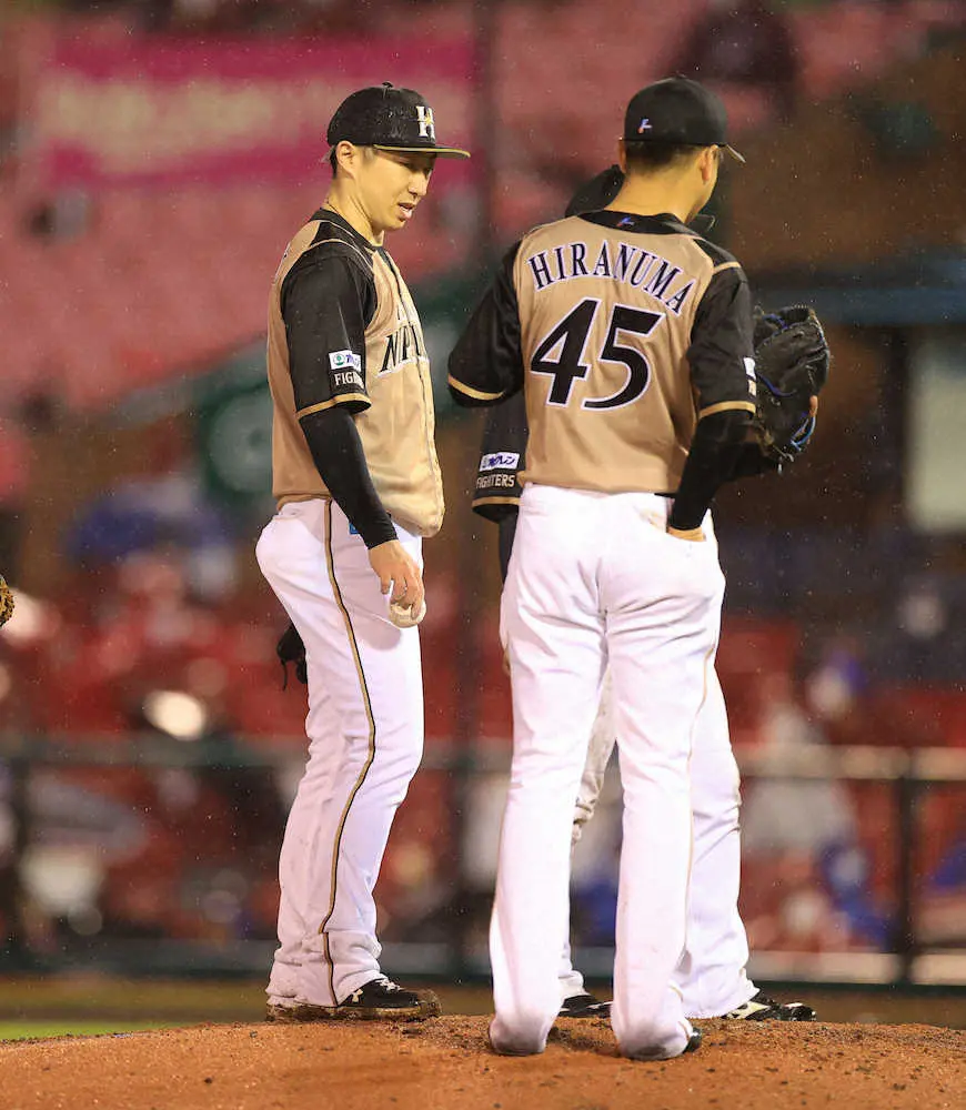 【画像・写真】日本ハム・金子　2000投球回勝利で飾れず　4回1/3を3安打2失点